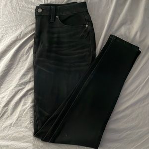 Walmart black stretchy denim jeans size 8